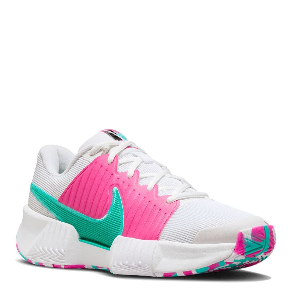 Nike Zoom Challenge Pickleball shoes - womens 9.5 Pink/teal/white
